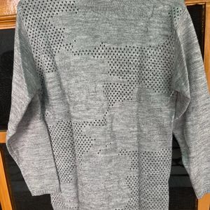 Grey Women Cardigan Sweater