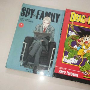 Dragon Ball Z And Spy Family Manga Comics