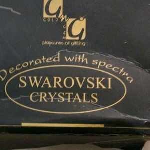 24 K Gold Plated Swaroski Crystal Shoes