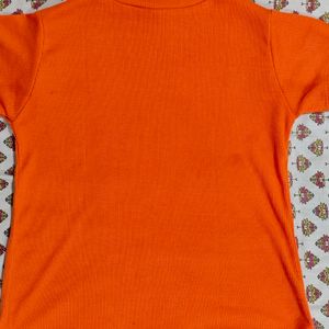 Orange New Top