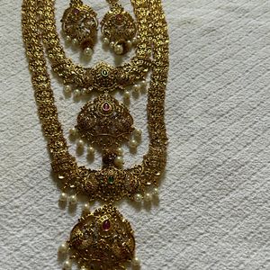 Designer Bridal Long Necklace Set