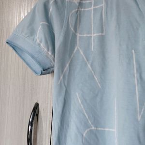 Blue Polo T-shirt For Men Size -M