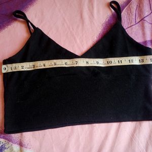 Black Crop Top