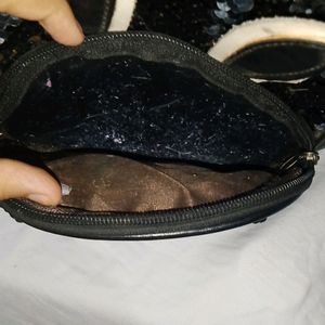 Beautiful Black Sequence Bag For Kids