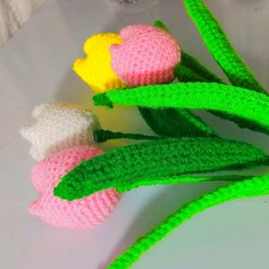 Blooming Crochet Tulips🌷