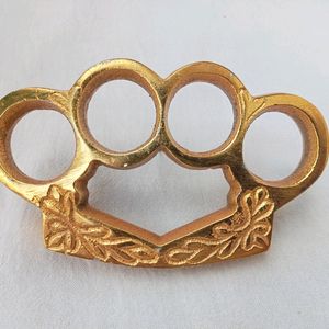 Golden Knuckles For Self Defence