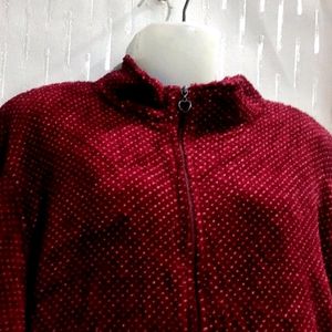 XL Size Long Zipper Sweater For Women