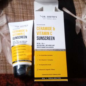 Dr Seth Sunscreen SPF 50+ New Sealed Tube No Coin