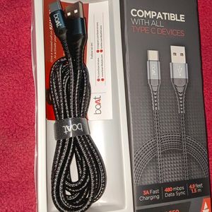 New Boat Type C charging Cable