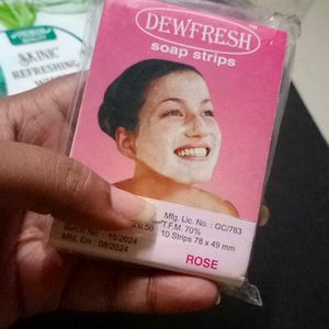 Paper Soaps With Face Wipes.