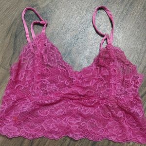 Pink Hot Net Bra