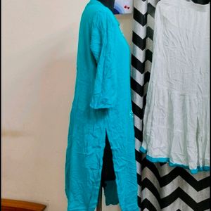 Plus Size Kurta Palazzo Set