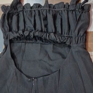 Black A-line Dress