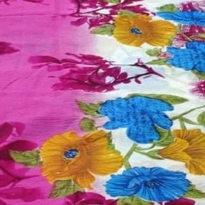 New Flower Print saree