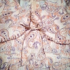 Y2k Vintage Pinterest Aesthetic Peach Colour Dress