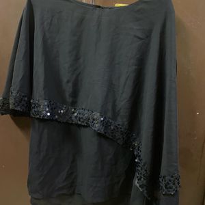 Balck Party Wear Chic Top