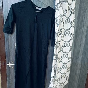 Black Kurta White Plazo