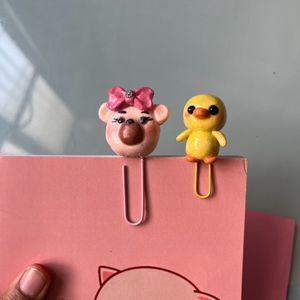 handmade clay bookmark