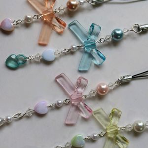 Y2K Beaded Handmade Bow Phone Charm-Any One