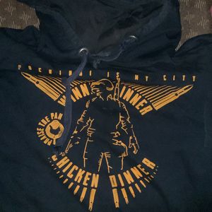 Pubg Navy Blue 800 gsm M size Hoodie