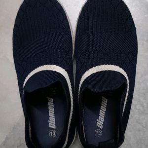 Navy blue Colour Shoes For Girl Kids