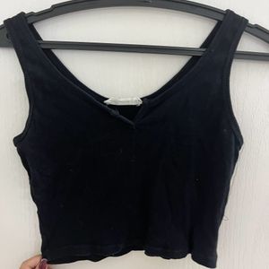 Black Crop Top