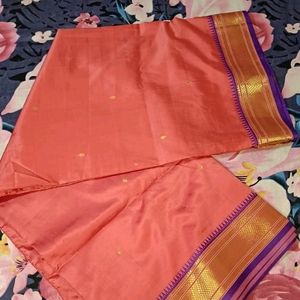 Pure Silk Saree With Stitched Blouse