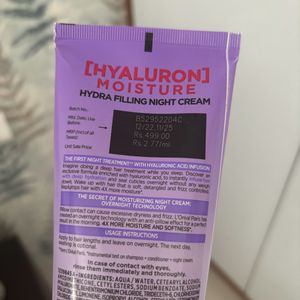 Loreal Hydra Filling Night Cream