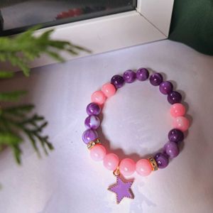 Korean Style Bracelet With Charm 2piece