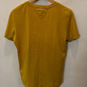 Tommy Hilfiger Mustard Yellow T Shirt