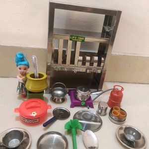 Kids Kitchen Steel Set