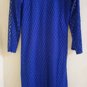 Blue & Black (Combo) of 2 Lace Kurtas.