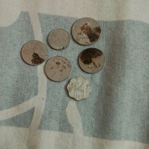 Antique Old Coins (1rupee,  50, 25 & 2paise)