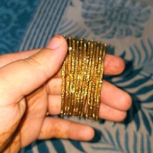 Golden bangles