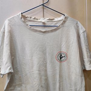 White Daily Wear Tshirt (Men)