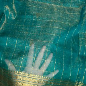 Pure Kanchi Pattu Saree With Blouse Piece