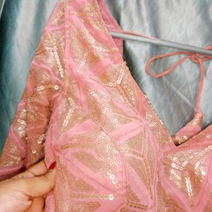 Pink Sequence Lehenga Choli