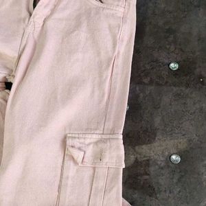 Cargo Pants pink colour