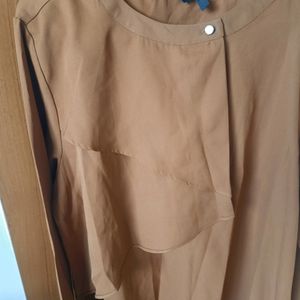 Brown Formal/semi Formal Top