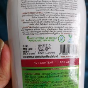 [PRICE DROP] Mamaearth Shampoo & Glowee Hairmask