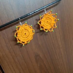 Crochet Spin Earrings