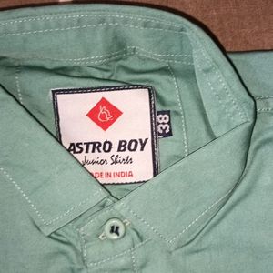 Sea Green Boys Shirt