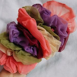 11 Organza Scrunchies 😍