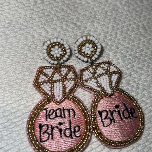 Team bride Earring