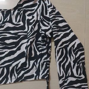 Zebra Print Top