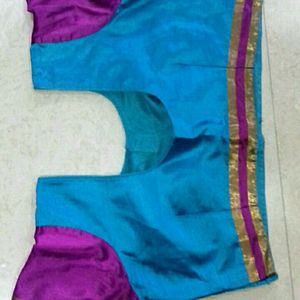 Silk Saree With Blouse. Size 38in. Rarely used.