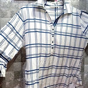 Women's Casual Checked Full Sleeves Shirt