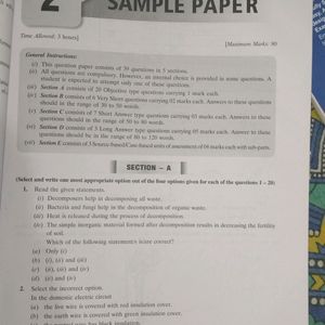 Science Cbse Sample Papers