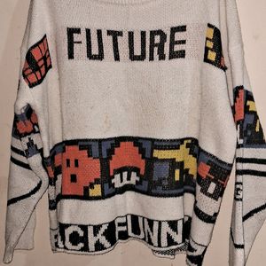 White Future Sweater