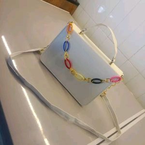 White Sling Bag